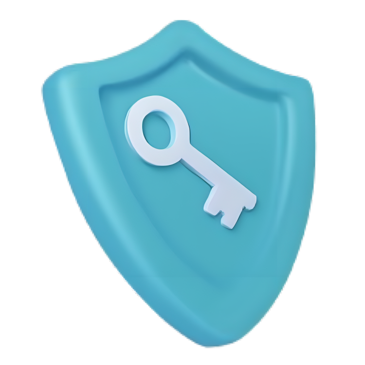 Shield with key